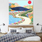 Soothing Horizon Leinwanddruck (Insitu (Schlafzimmer))