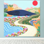 Soothing Horizon Leinwanddruck (Insitu (Holzboden))