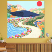 Soothing Horizon Leinwanddruck (Insitu (Wohnzimmer))