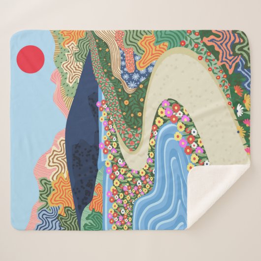 Soothing Horizon Sherpadecke (Vorderseite (Horizontal))