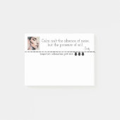 Soothing Pixel Portrait in neutral tones  Post-it Klebezettel (Vorderseite)