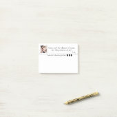 Soothing Pixel Portrait in neutral tones  Post-it Klebezettel (Auf Schreibtisch)