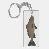 Sooty Grunter Schlüsselanhänger (Vorderseite links)