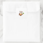 Sooty Quadratischer Aufkleber (Tasche)