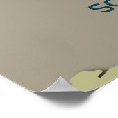 Sooty Shearwater Migration Map - Minimalistisch Poster (Ecke)