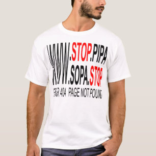 SOPA & PIPA T - Shirt stoppen