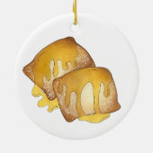 Sopaipilla Sopapilla Cachanga Sopaipa Pastry Keramik Ornament (Hinten)