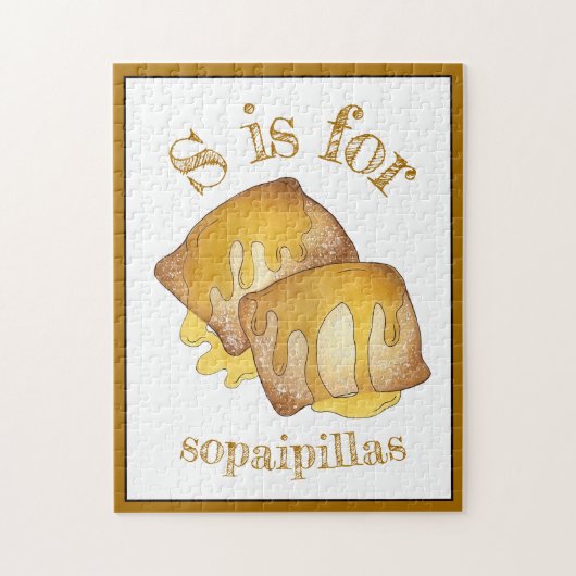 Sopaipilla Sopapilla Cachanga Sopaipa Pastry Puzzle (Vertikal)