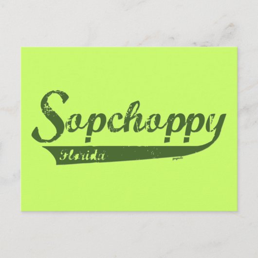 Sopchoppy Postkarte (Vorderseite)