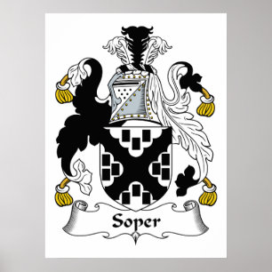 Soper Familienwappen Poster