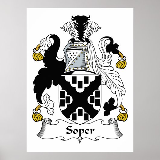 Soper Familienwappen Poster (Vorne)