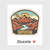 Soperton, Georgia Aufkleber (Blatt)