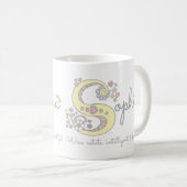 Sophia dekorative s Monogramm-Tasse Kaffeetasse (VorderseiteRechts)