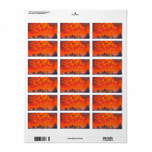 Sophia, die Weisheit des Allmächtigen von Roerich Adressaufkleber