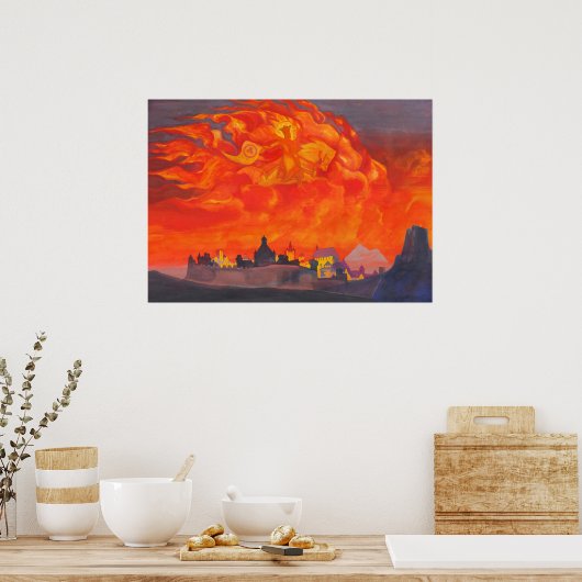 Sophia, die Weisheit des Allmächtigen von Roerich Poster (Küche)