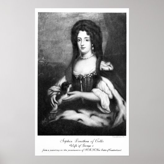 Sophia Dorothea von Celle Poster (Vorne)