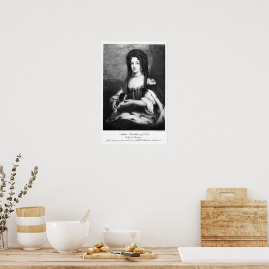 Sophia Dorothea von Celle Poster (Küche)