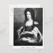 Sophia Dorothea von Celle Postkarte (Vorne/Hinten)
