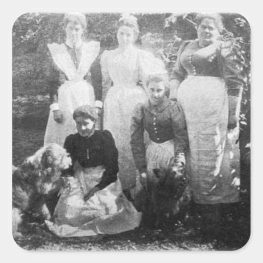 Sophia Farrell, 1899 Quadratischer Aufkleber (Vorderseite)