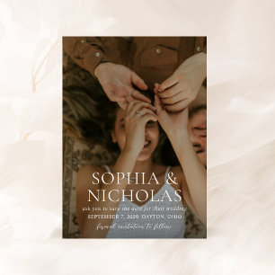 Sophia Foto Moderne Hochzeit Save The Date