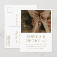 Sophia Gold Moderne Hochzeit retten das Datum