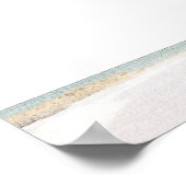 SOPHIA | Hochzeitsempfang des tropischen Palmen Poster (Ecke)