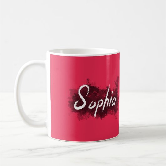 Sophia - Ihr Name auf Tasse - bestes Geschenk | (Links)