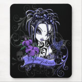 Sophia lila Lilly gotischer Mousepad (Vorne)