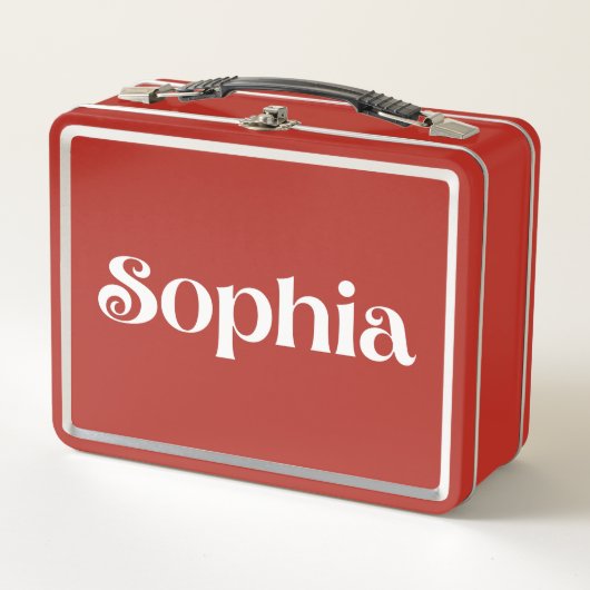 Sophia Metall Brotdose (Vorderseite)