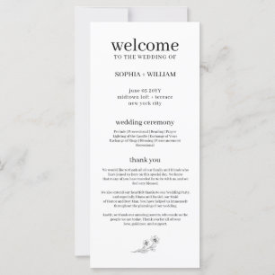 Sophia Minimalistische Hochzeit in Schwarz und Wei