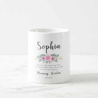Sophia Name bedeutet Tasse