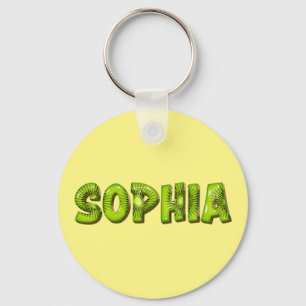 Sophia Name Kiwi Design Schlüsselanhänger