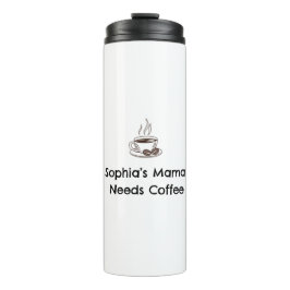 Sophia’s Mom | Custom Name Parent Gift Thermosbecher