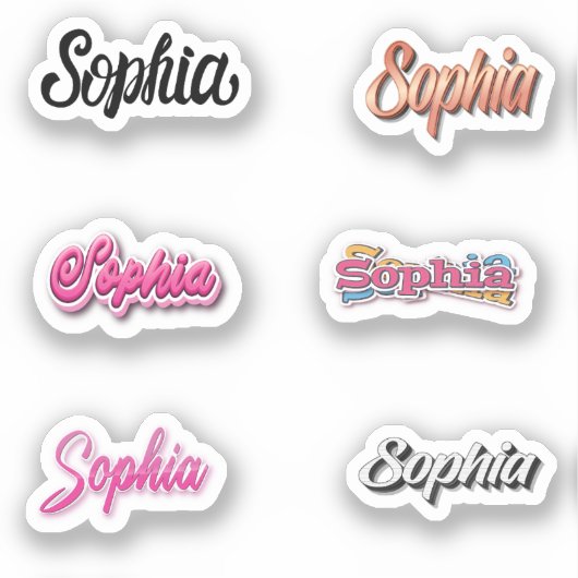 Sophia Sticker Pack (Vorderseite)