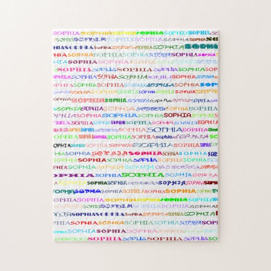 Sophia Text Design II Puzzle (Vertikal)