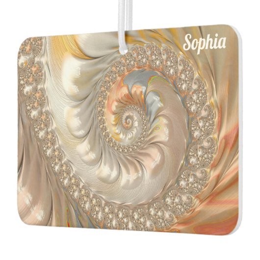SOPHIA ~ TOPAZ Fraktal Design Muster ~ Original ~ Autolufterfrischer (Links)