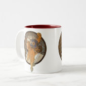 Sophia von Alphonse Mucha Zweifarbige Tasse (Vorderseite Links)