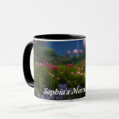 Sophias Morgentee Personalisiert anpassbar Tasse (Vorderseite Links)