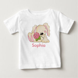 Sophias Personalisierter Hase Baby T-shirt