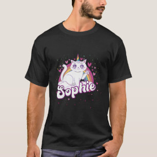 Sophie Adorable Name mit schönem Caticorn T-Shirt