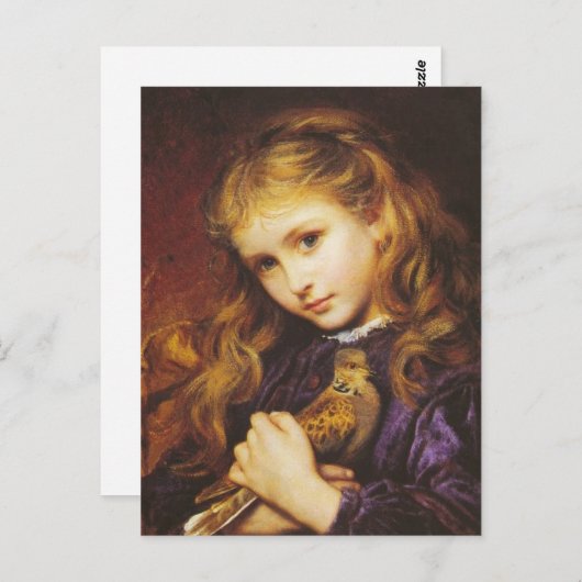 Sophie Anderson The Turtle Dove Postcard Postkarte (Vorne/Hinten)