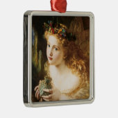 Sophie Andersons "Nimm das Gesicht der Frau" Ornament Aus Metall (Rechts)