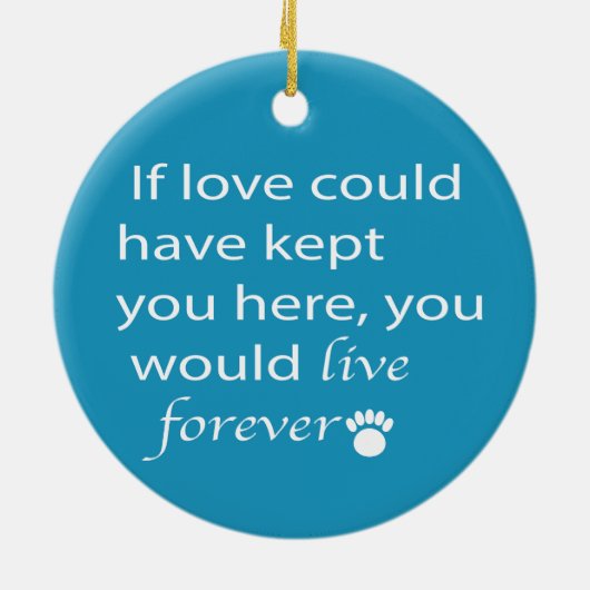 Sophie Beileid Keramik Ornament (Hinten)