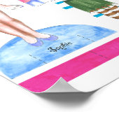 Sophie Fantasy Hero Paper Doll - Play oder Display Poster (Ecke)