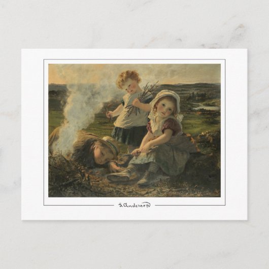 Sophie Gengembre Anderson #4 - Fine Art Postcard Postkarte (Vorderseite)