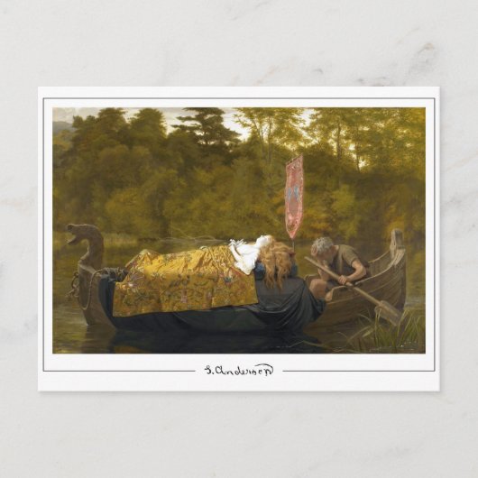 Sophie Gengembre Anderson #5 - Fine Art Postcard Postkarte (Vorderseite)