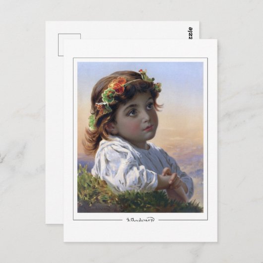 Sophie Gengembre Anderson #6 - Fine Art Postcard Postkarte (Vorne/Hinten)