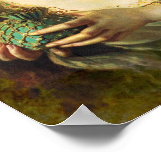 Sophie Gengembre Anderson Fairy Poster (Ecke)