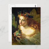 Sophie Gengembre Anderson: Nehmen Sie die Messe Ge Postkarte (Vorne/Hinten)