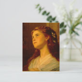 Sophie Gengembre Anderson Portrait of Young Girl E Postkarte (Stehend Vorderseite)